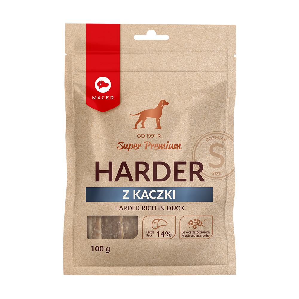 Maced Przysmak dla Psa Harder z Kaczki Rozmar S 100g